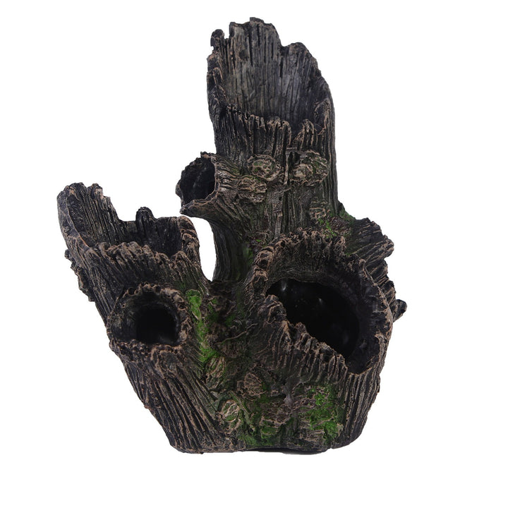 Resin Tree Stump Hideout for Fish Tanks and Reptiles
