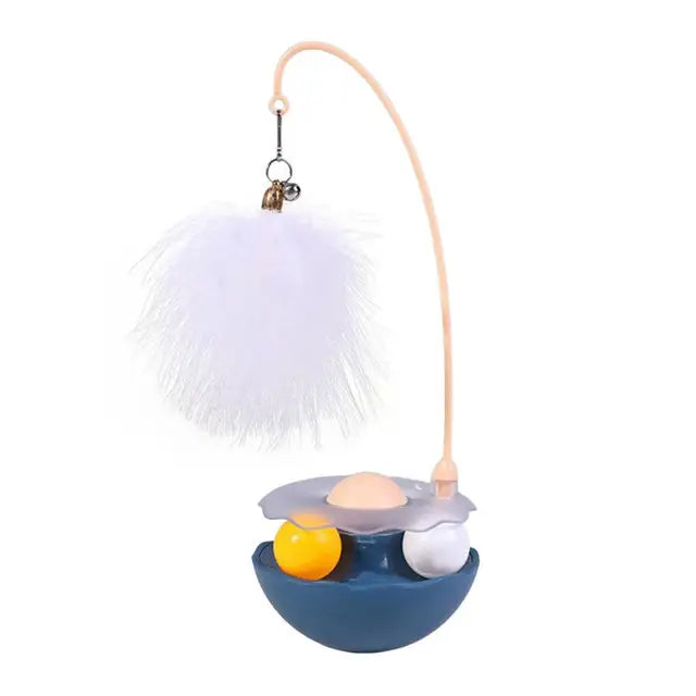 Interactive Cat Toy for Indoor Exercise & Enrichment