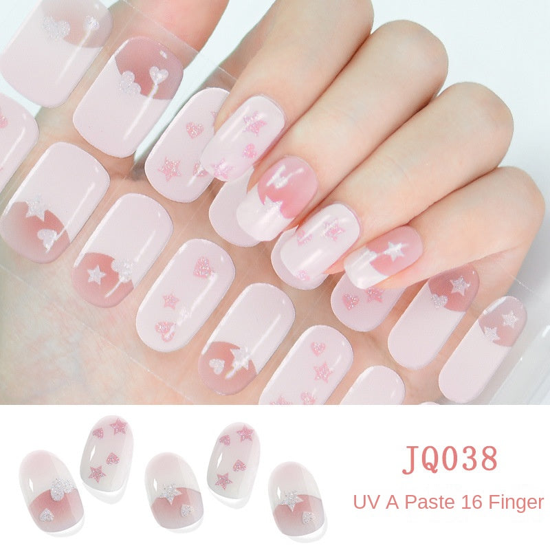 Semi-Cured UV Gel Nail Stickers — Salon Art in Seconds