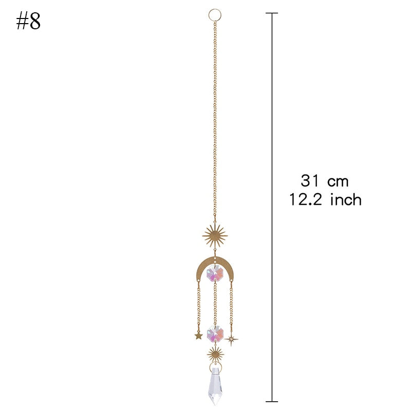 Crystal Sun Catcher Wind Chime for Colorful Light