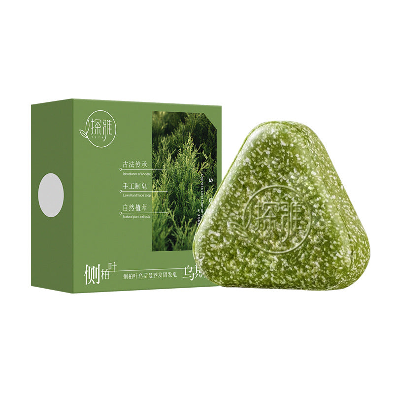 Herbal Shampoo Soap for Scalp Cleansing and Volume