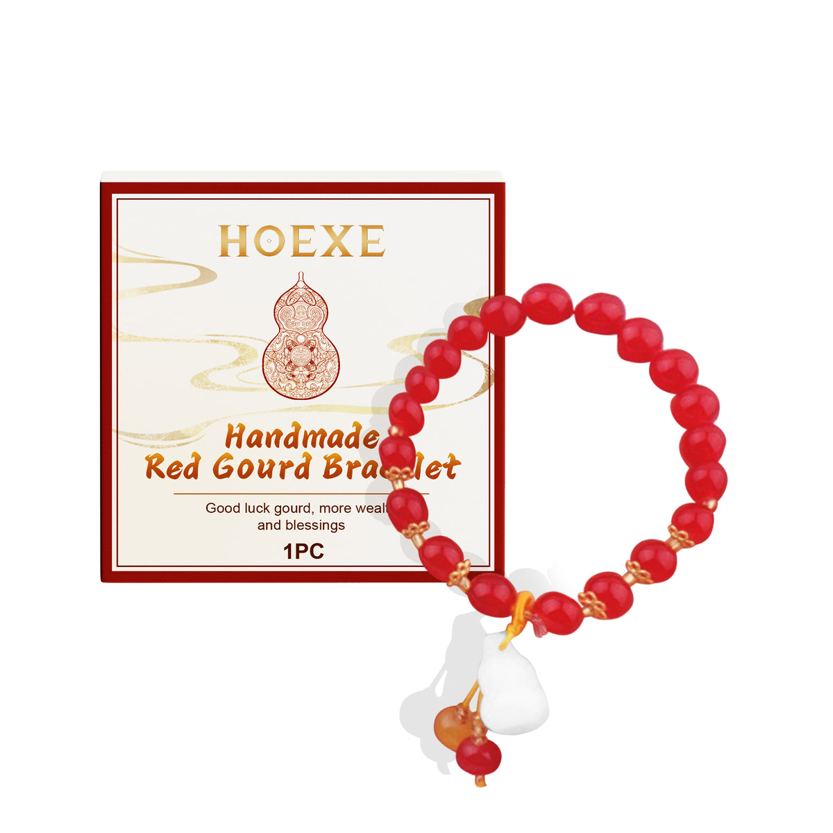 Red Gourd Bracelet for Good Luck & Meaningful Style