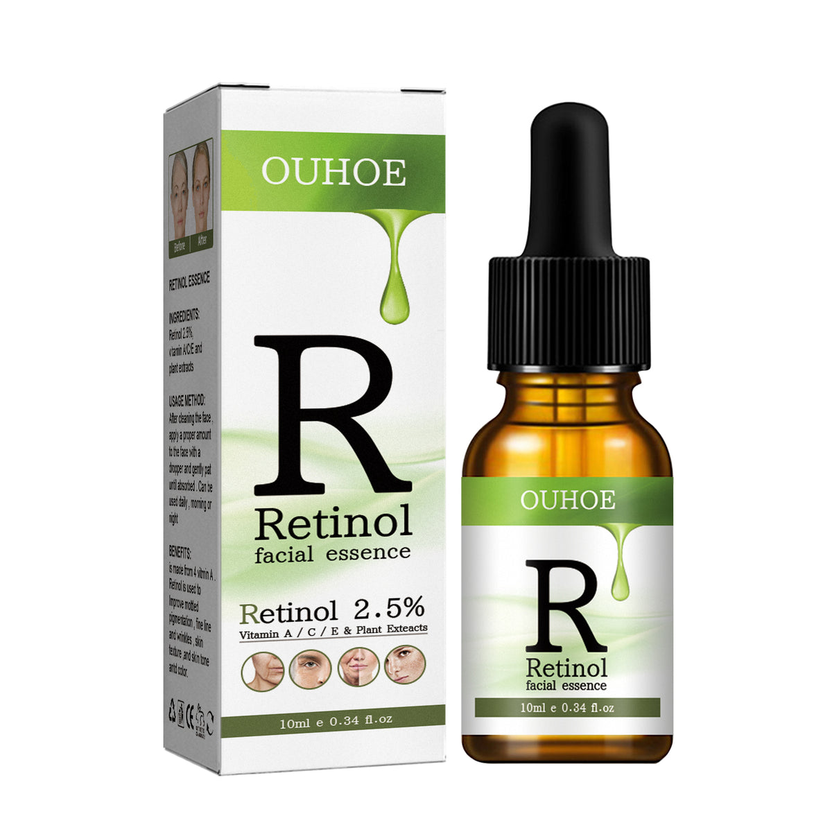 OUHOE Retinol Serum – Anti‑Wrinkle Firming Brightening Face