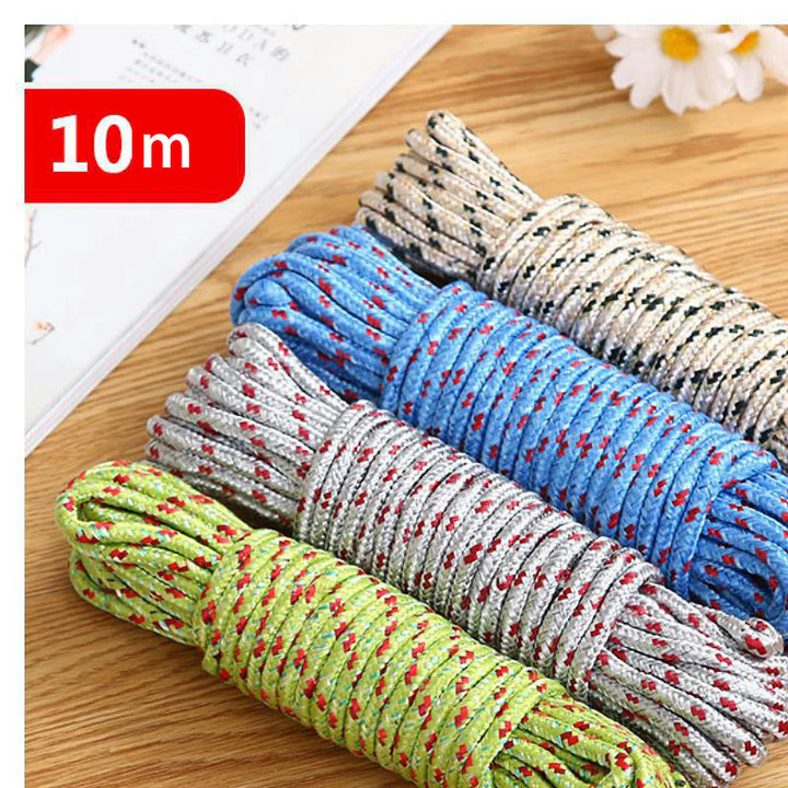 10m Clothesline for Outdoor Drying, Strong and Non-Slip
