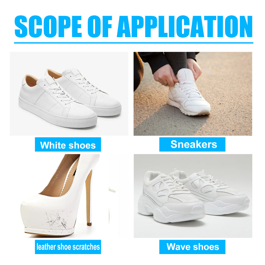 Portable White Shoe Cleaner for Quick No-Wash Whitening