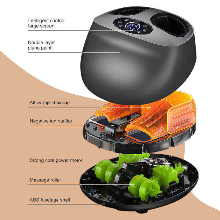 Air Compression Foot Massager with Heat and Remote Control