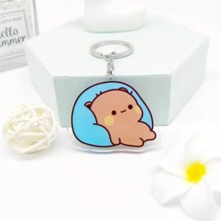Cute Panda Keychain Charm for Keys, Bags and Backpacks