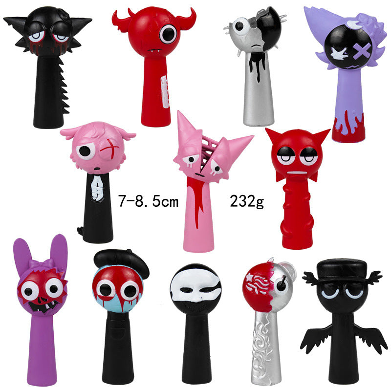 Collectible Character Ornaments for Colorful Desks