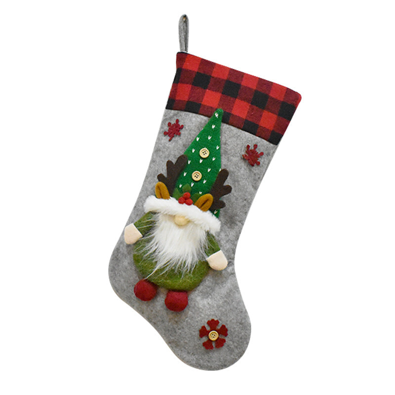 Christmas Santa Stocking for Festive Holiday Display