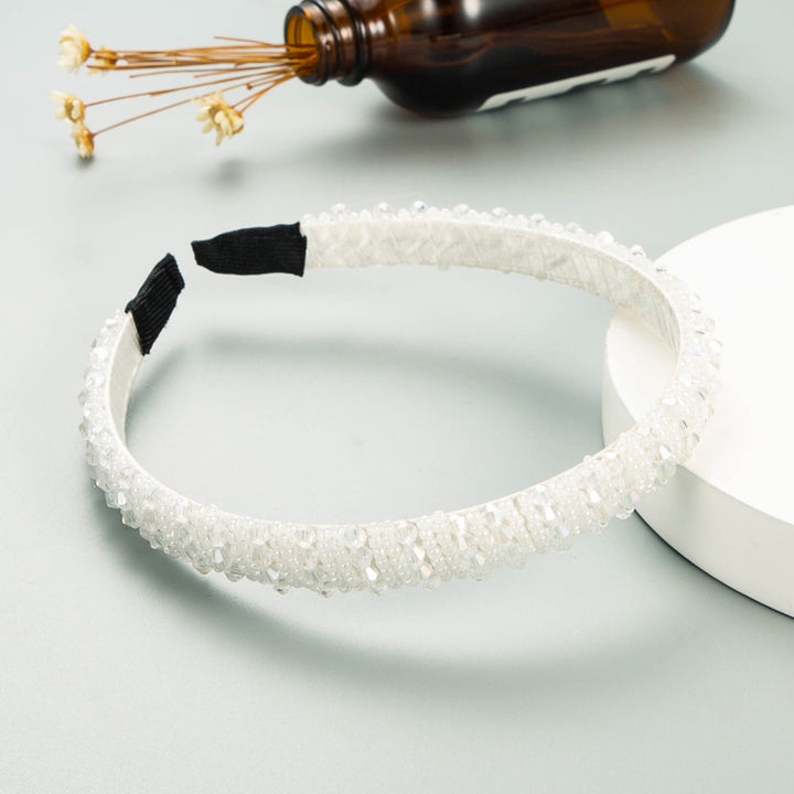 Hand-Woven Beaded Headband for Easy Sparkling Hairstyles