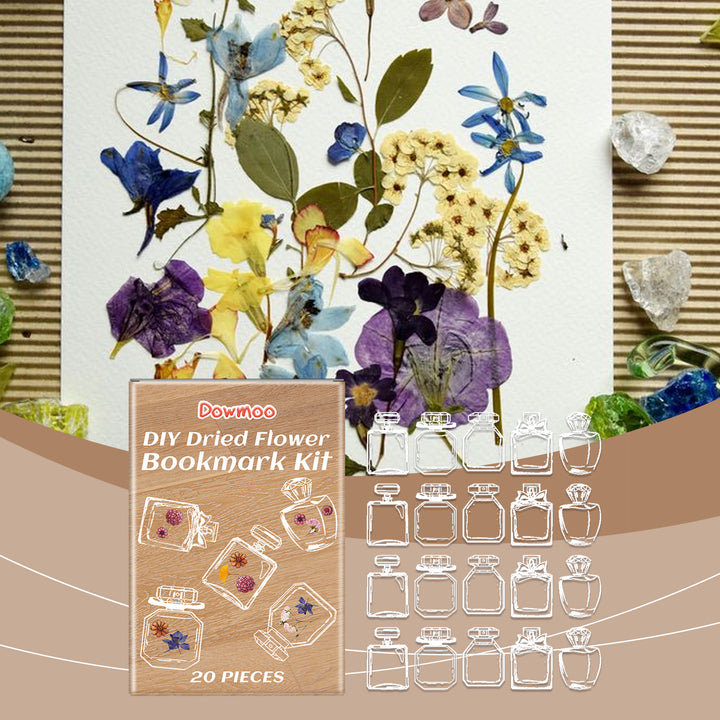 Dried Flower Bookmark Kit for Creative DIY Projects