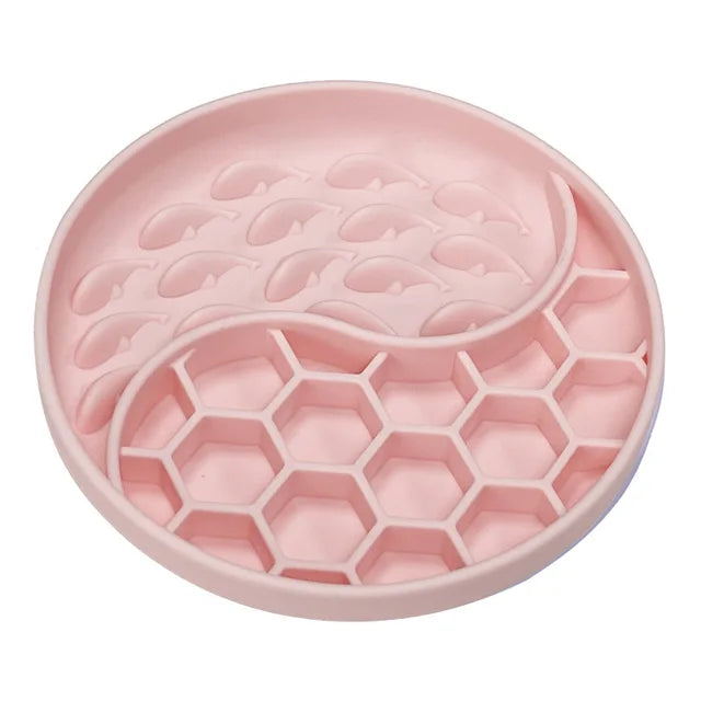 Silicone Slow Feeder Dog Bowl for Calmer Mealtimes