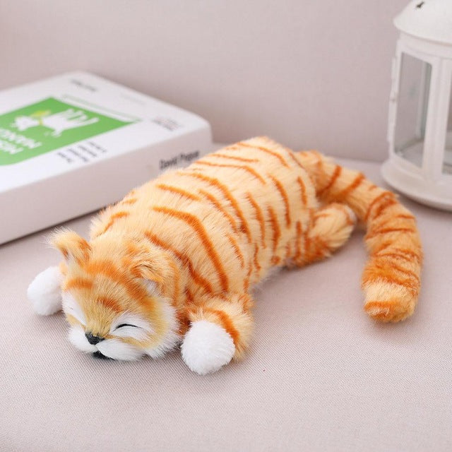 Sleeping Tiger Plush Toy for Cozy Cuddles & Decor