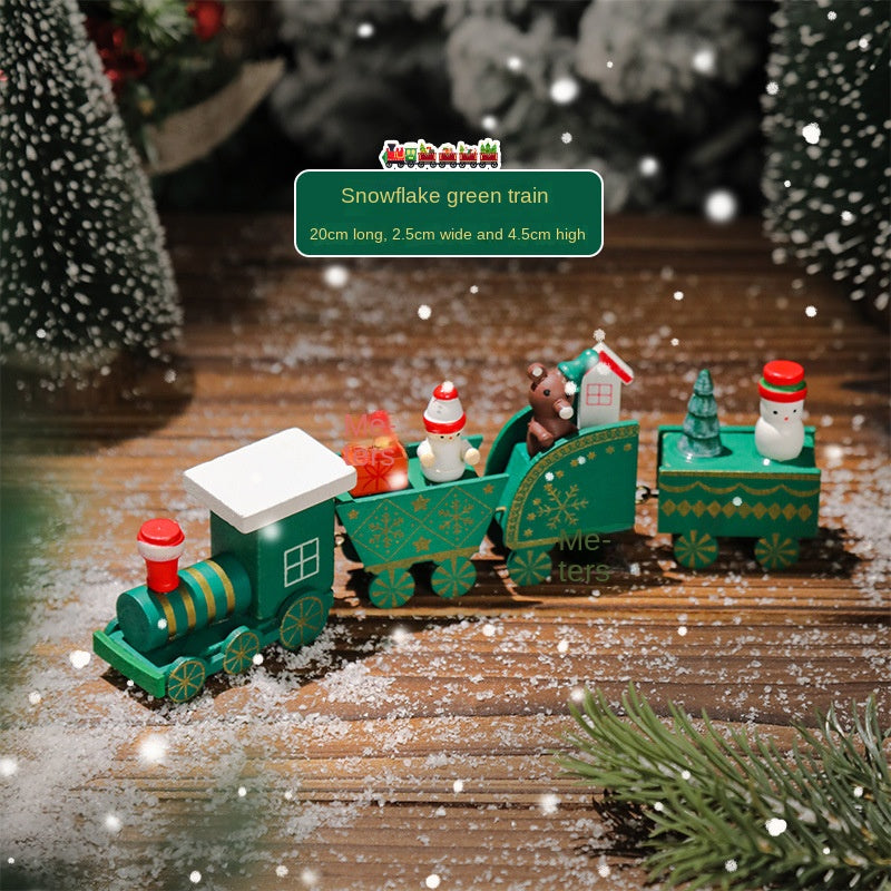 3D Wooden Christmas Calendar for Festive Desktop Decor