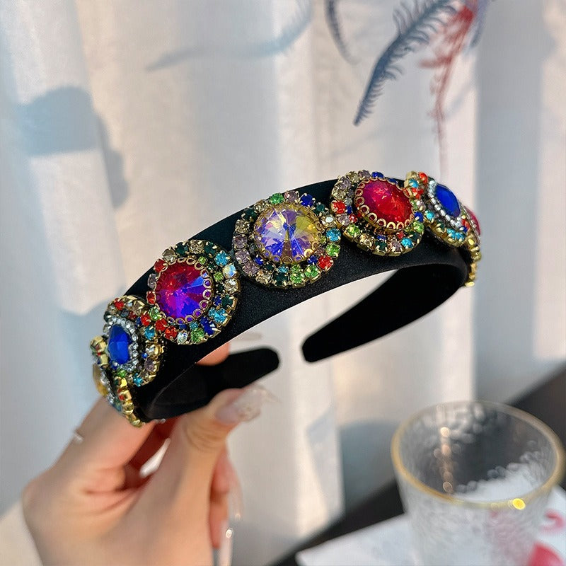 Jewel-Encrusted Statement Headband for Glamorous Style