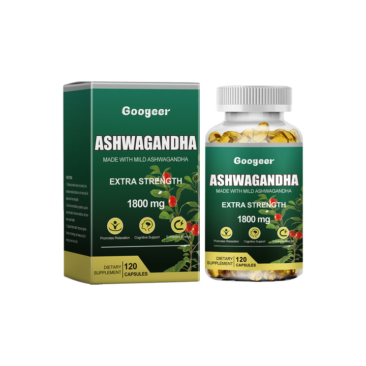 Ashwagandha 1800mg Extra Strength — Natural Stress Relief