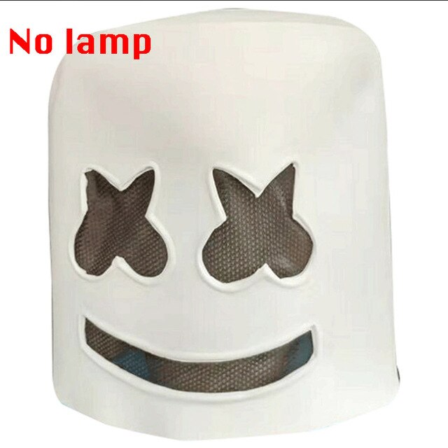 LED Light Up Full Face Mask for Halloween Cosplay Parties