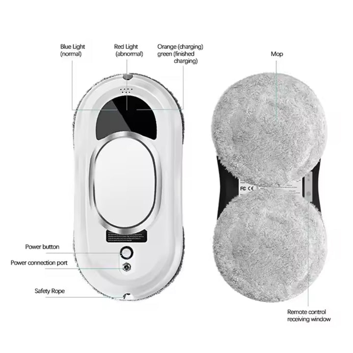 Window Cleaning Robot: 5600Pa Auto Glass Cleaner