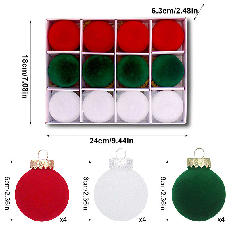 6cm Christmas Ball Ornaments for Coordinated Trees