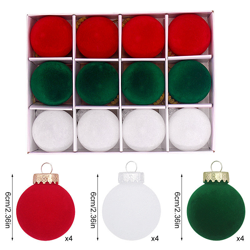 6cm Christmas Ball Ornaments for Coordinated Trees