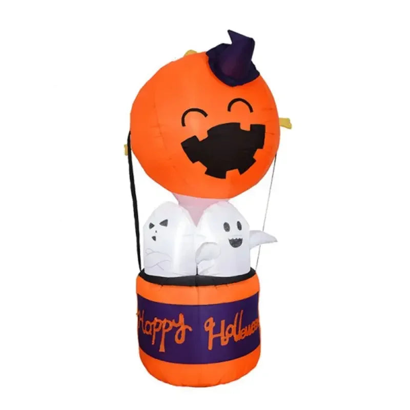 6-Foot Halloween Inflatable Pumpkin Ghost Decoration