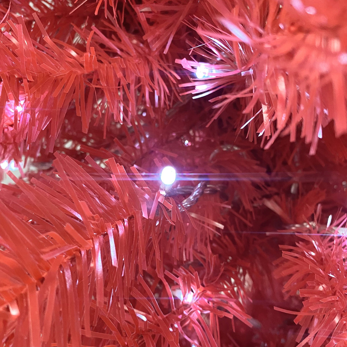 6FT Curved Top Artificial Christmas Tree With Lights