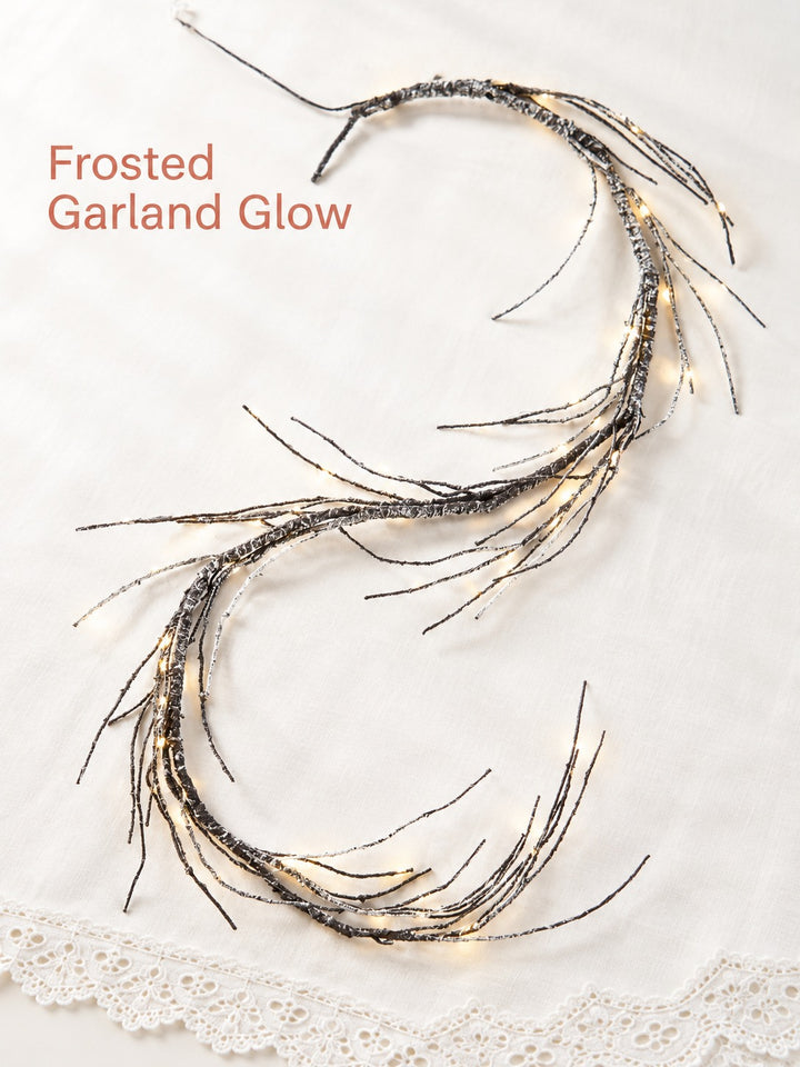 6ft Paper Garland with LED Lights for Winter Decor