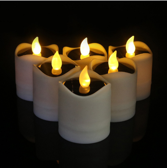 Solar Candle Lights, Flameless Flicker for Safe Glow