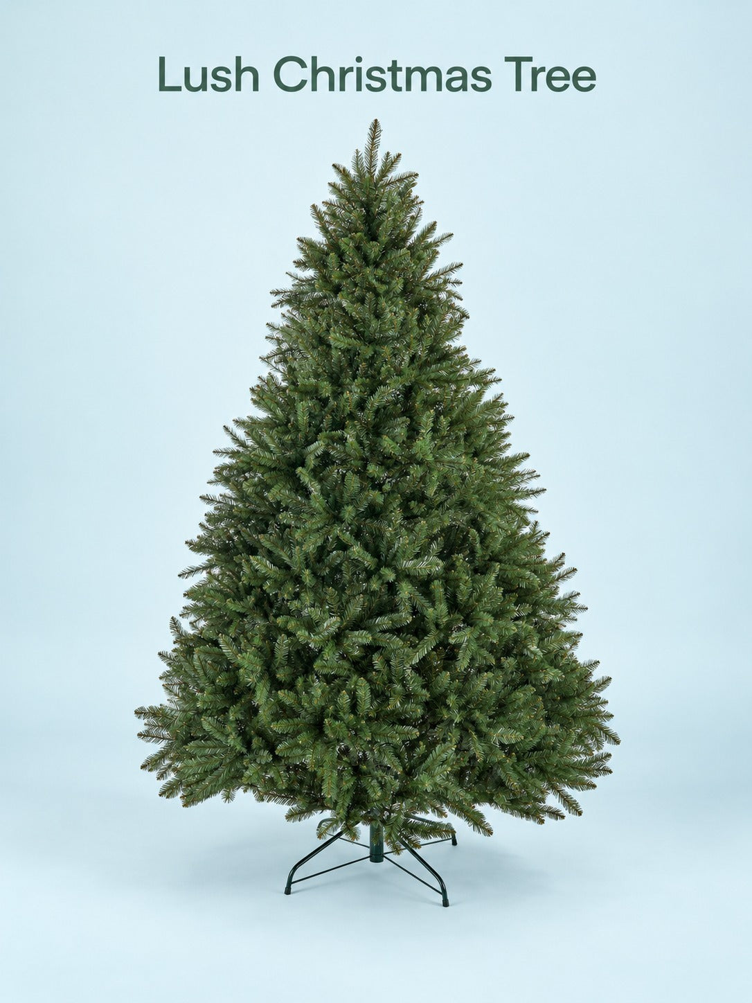 7.5 ft Hinged Artificial Christmas Tree, Lush Full Look