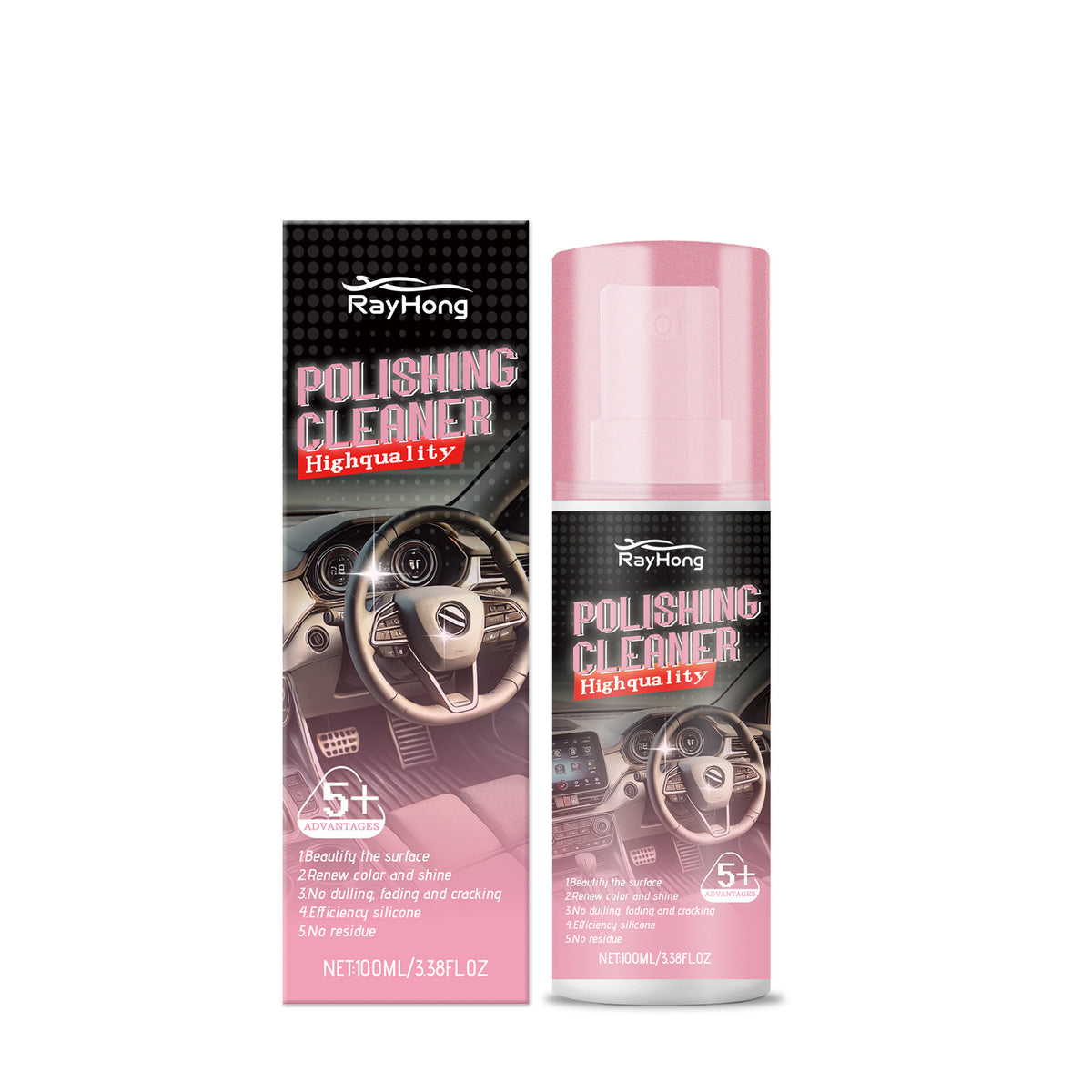 Automotive Interior Cleaner for Leather & Dashboards