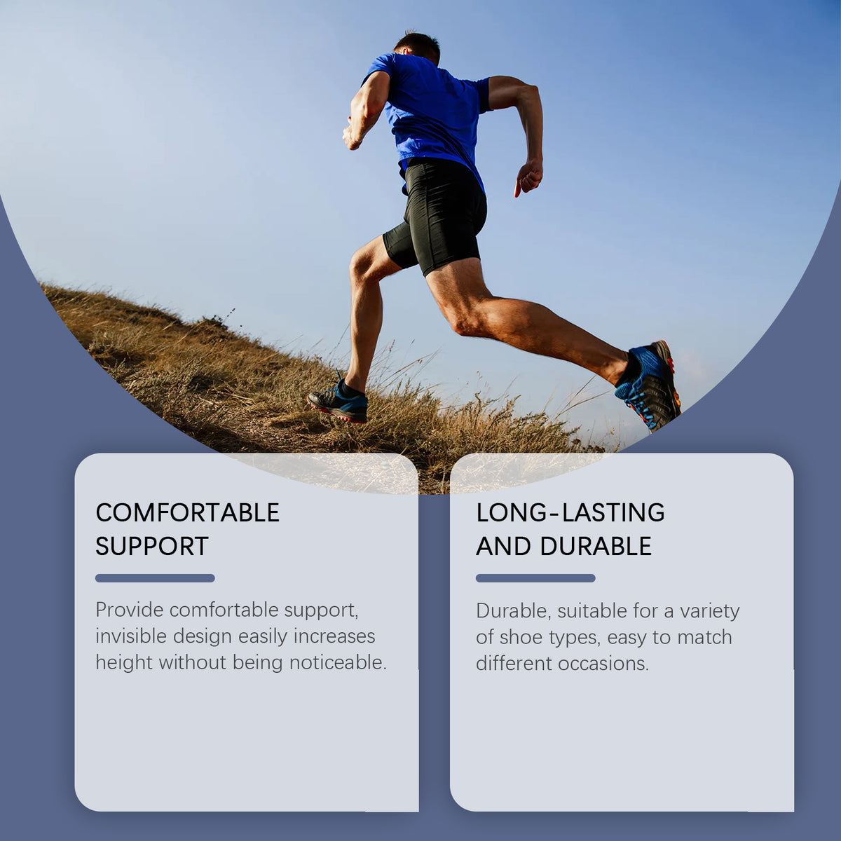Height Boost Insoles With Discreet Everyday Support
