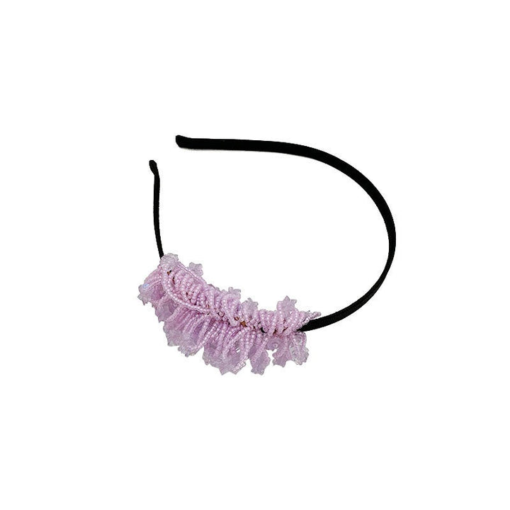 Handmade Beaded Tassel Hair Hoop for Romantic Styles