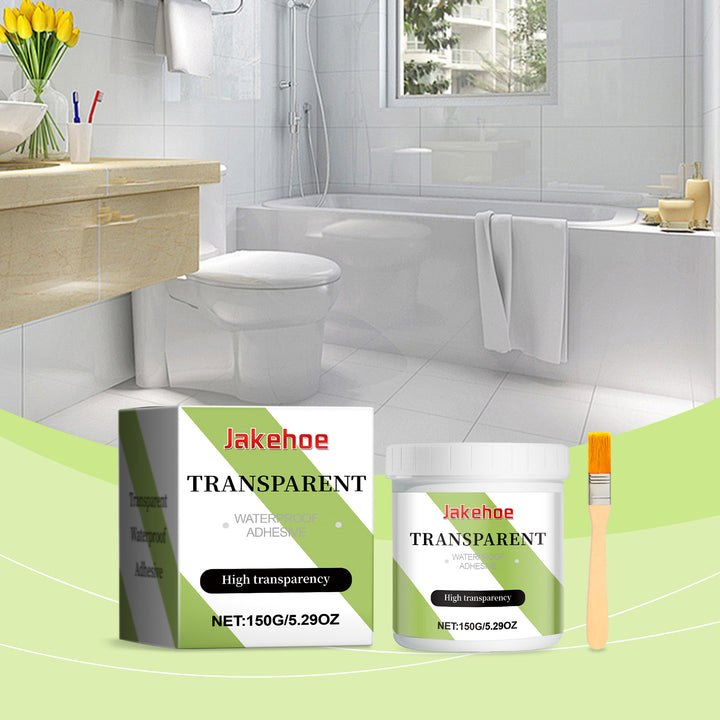 Waterproof Adhesive for Neat Bathroom Leak Repair