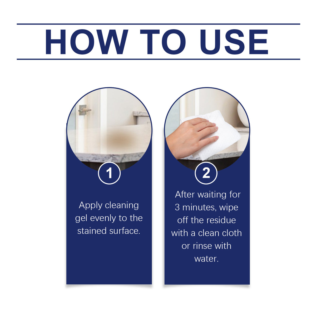Household Cleaning Gel for Quick, Precise Stain Removal