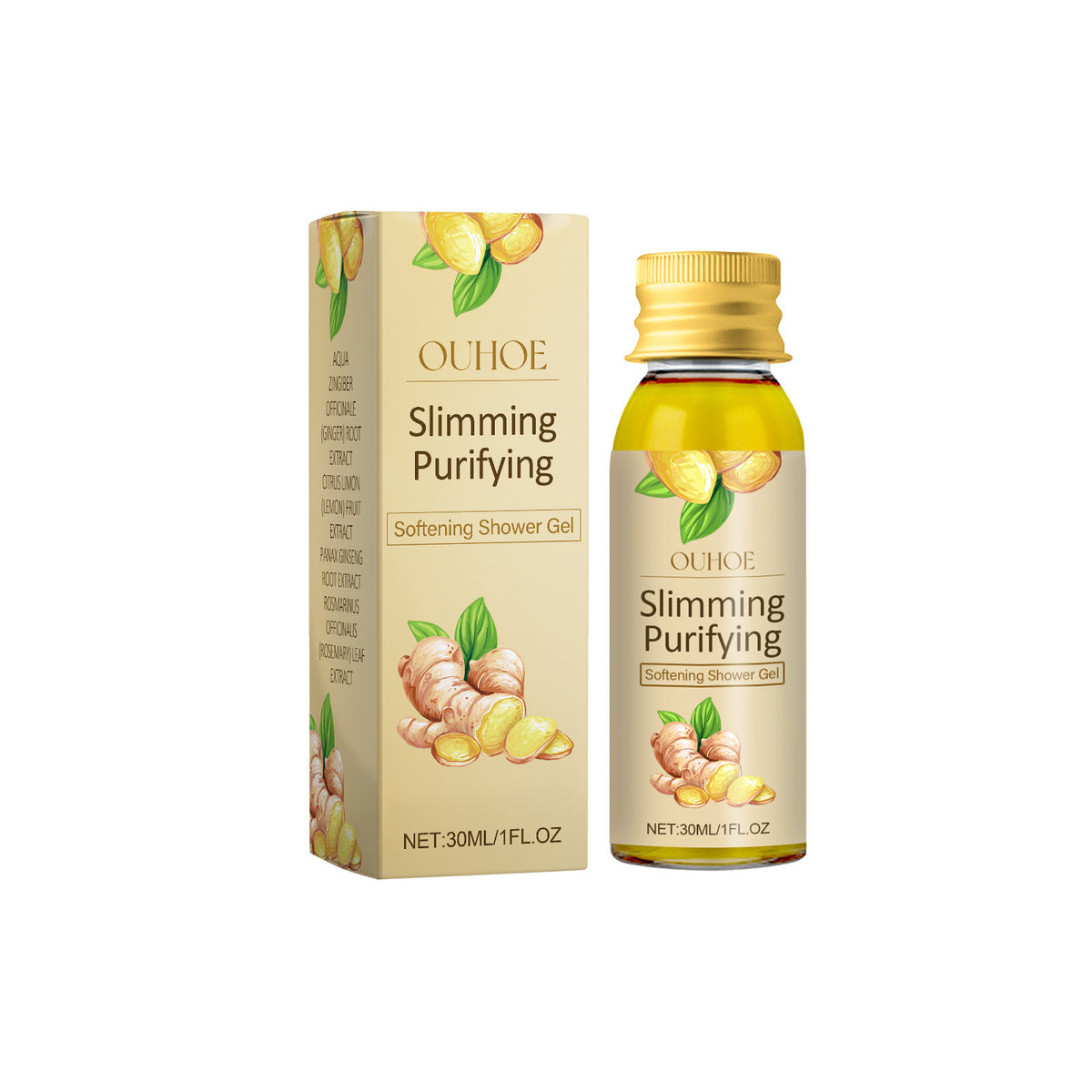 Ginger Shower Gel for Firm, Soft, Fresh-Looking Skin