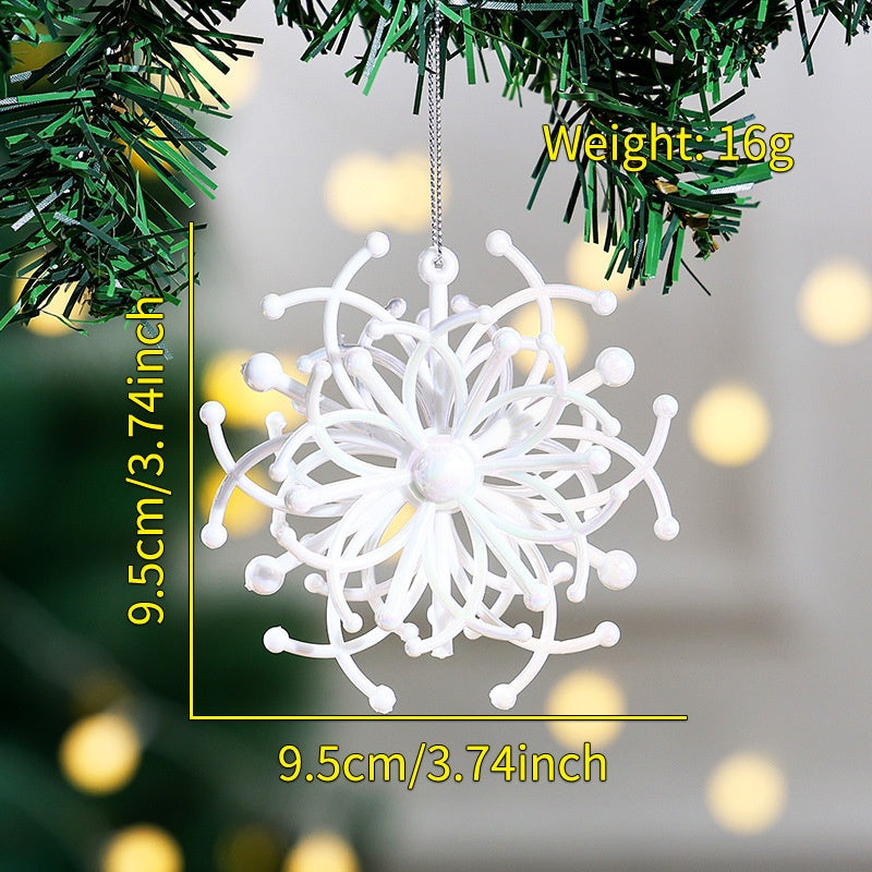 Transparent Acrylic Christmas Ornaments | Winter Sparkle