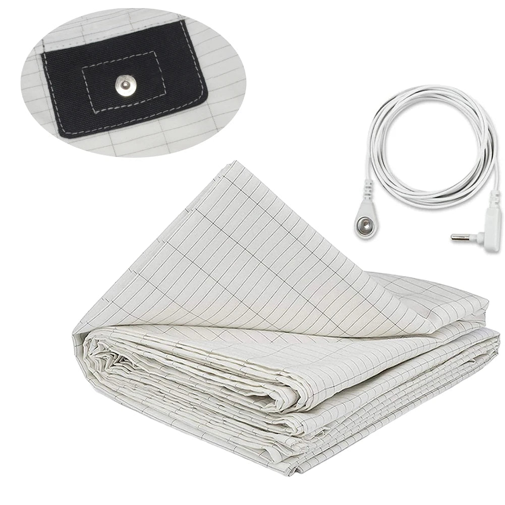 Grounding Sheet Fitted Silver Fiber Cotton 60x265 cm