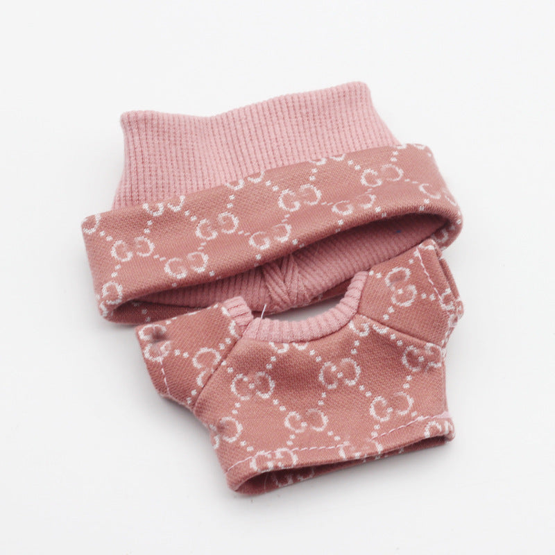 Labubu Doll Clothes & Matching Knitted Hats, 10cm-17cm