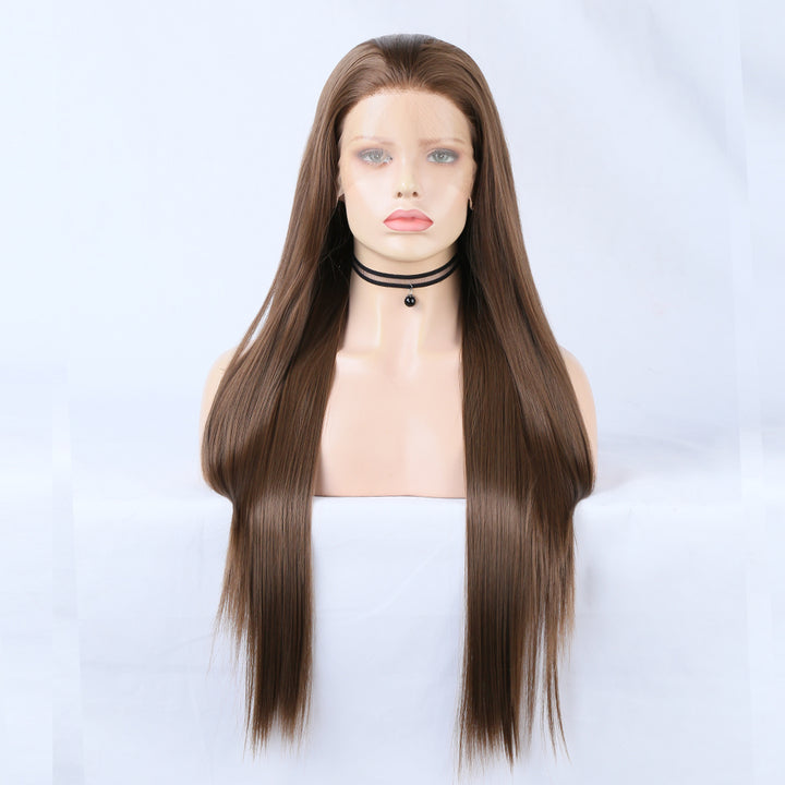 Lace Front Wig for Long, Sleek Brunette Hair Looks