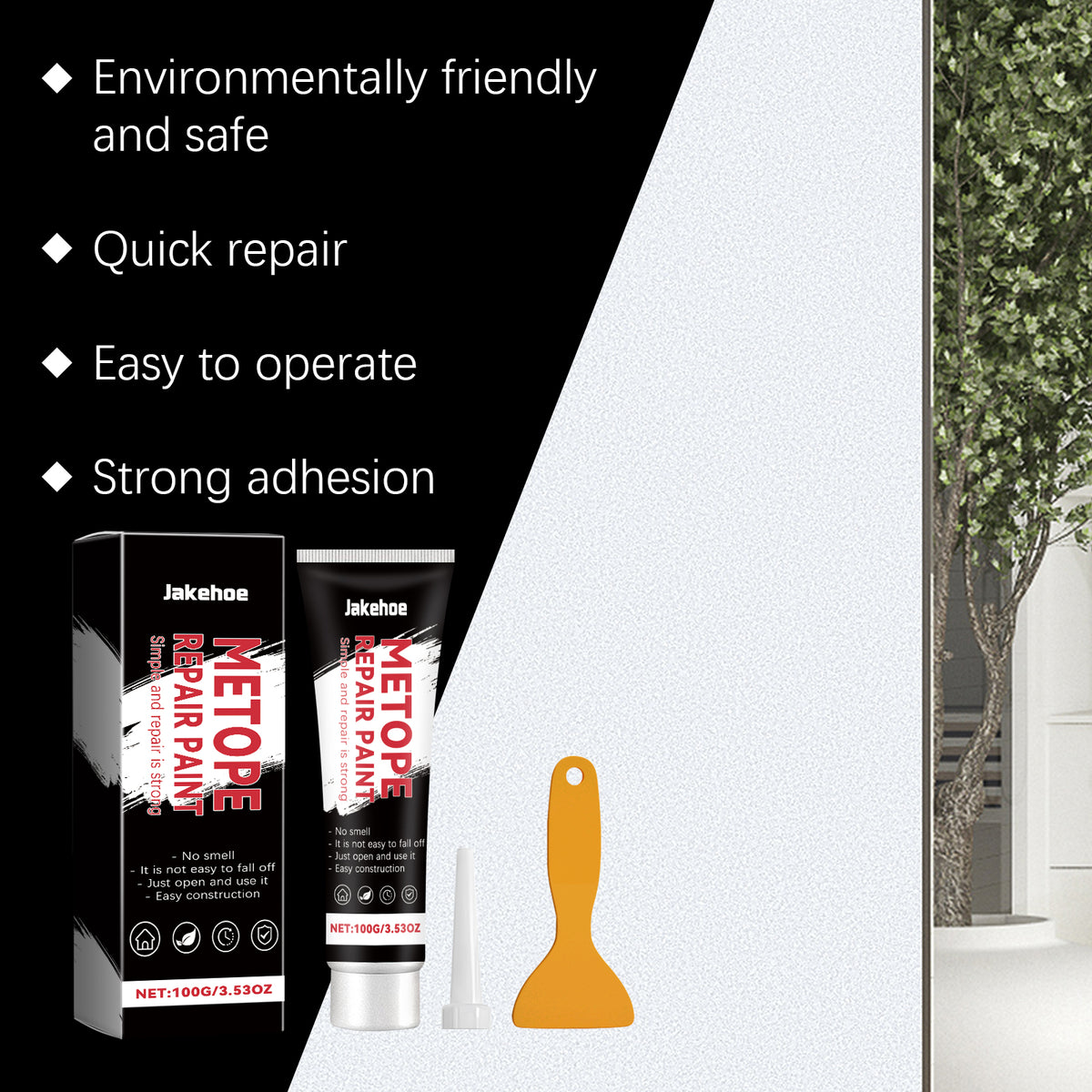 Wall Repair Plaster for Quick, Smooth Crack Repairs