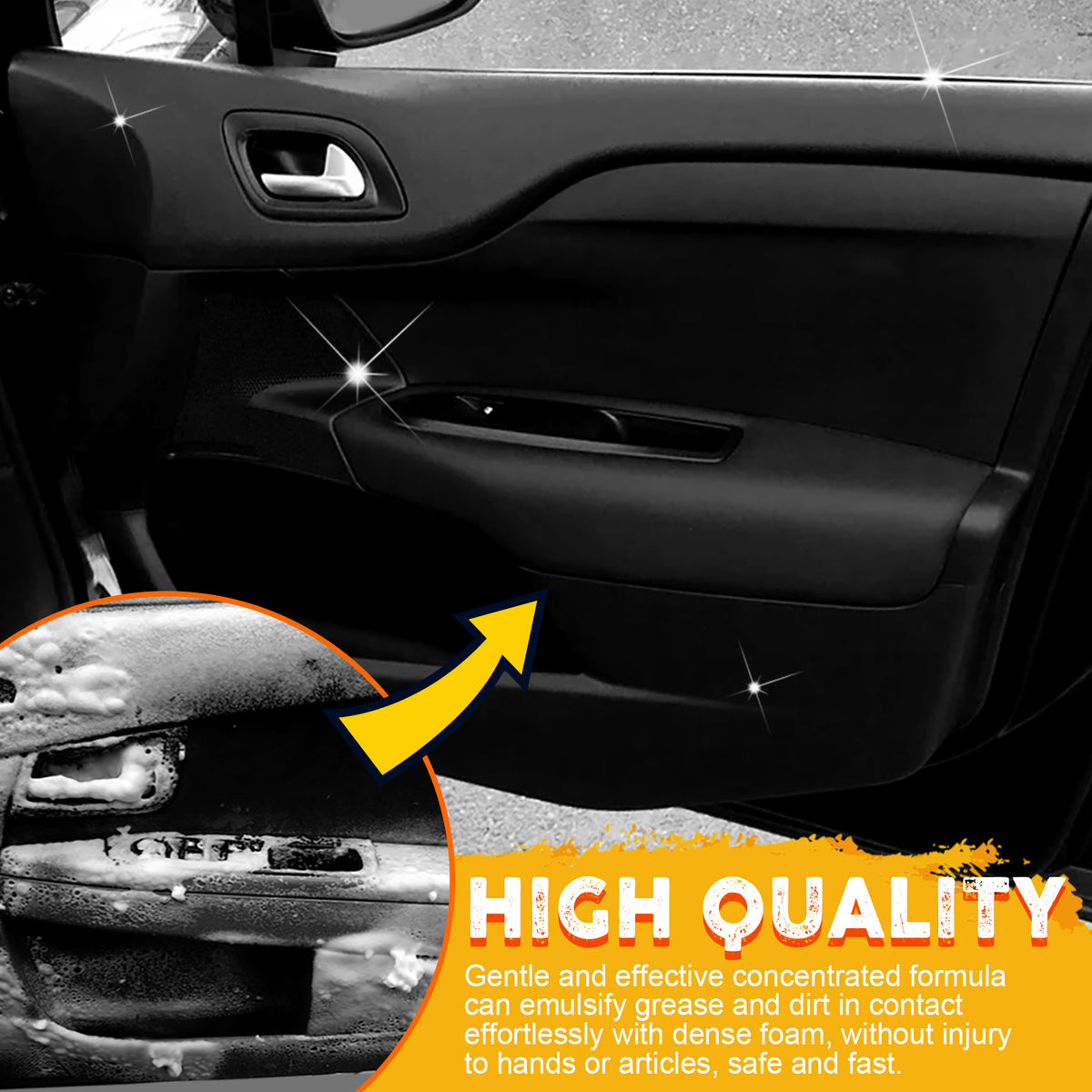 Automotive Foam Cleaner for Leather & Interior Care