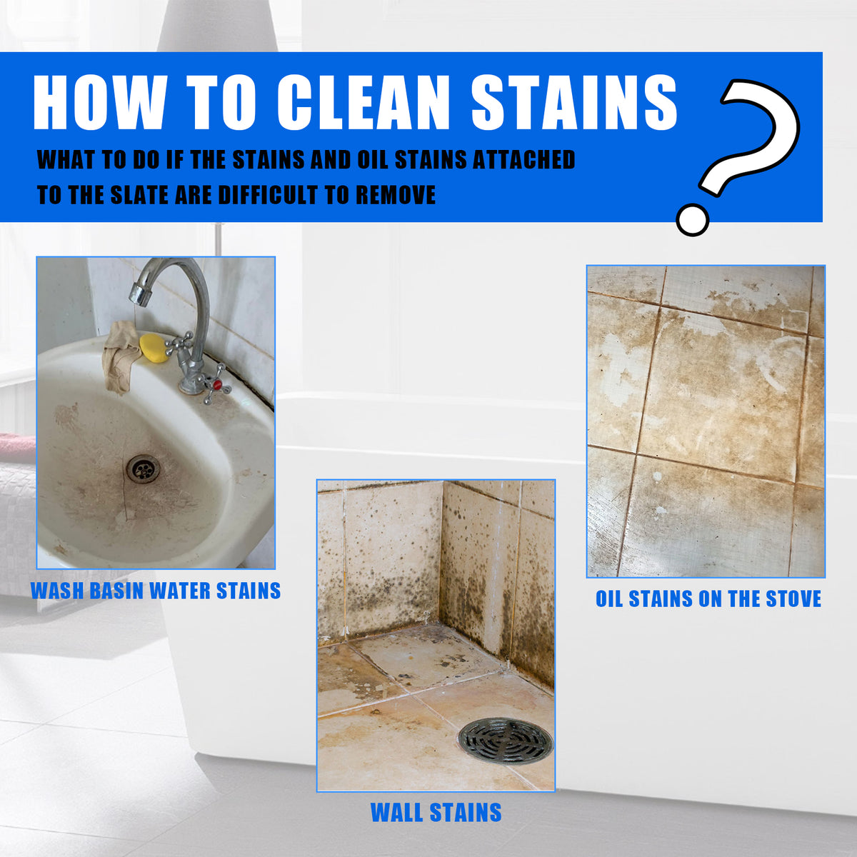 Stone Cleaning Spray for Stains on Marble & Tile