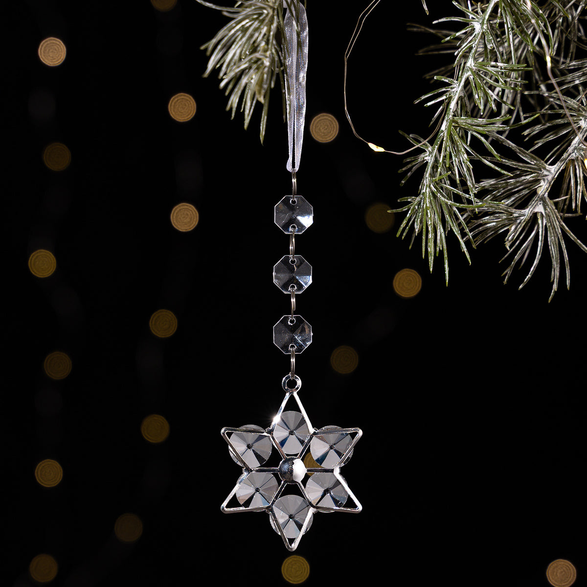 Crystal Christmas Ornaments for Elegant Sparkling Trees