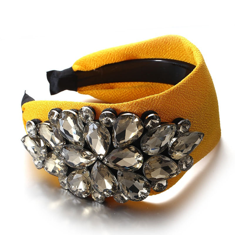 Jeweled Face Wash Headband for Secure Skincare Routines
