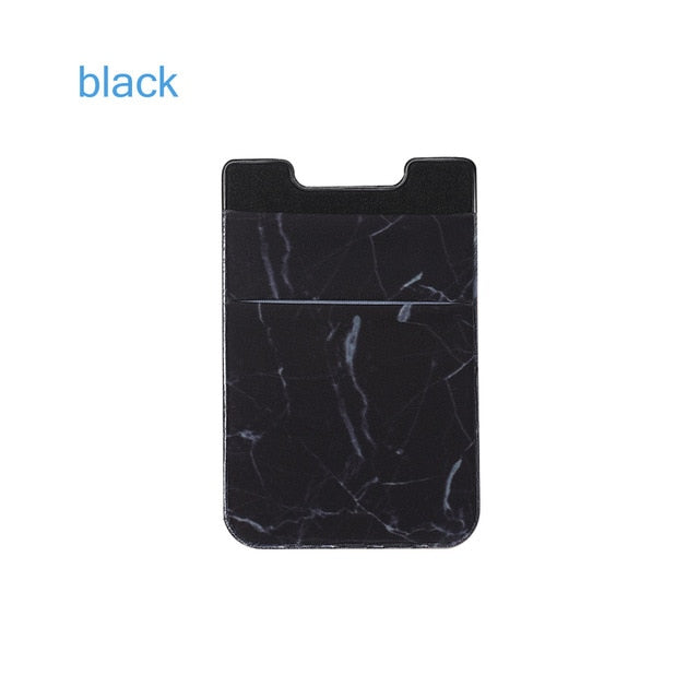 Marble Phone Card Holder Sticker for Slim Everyday Carry