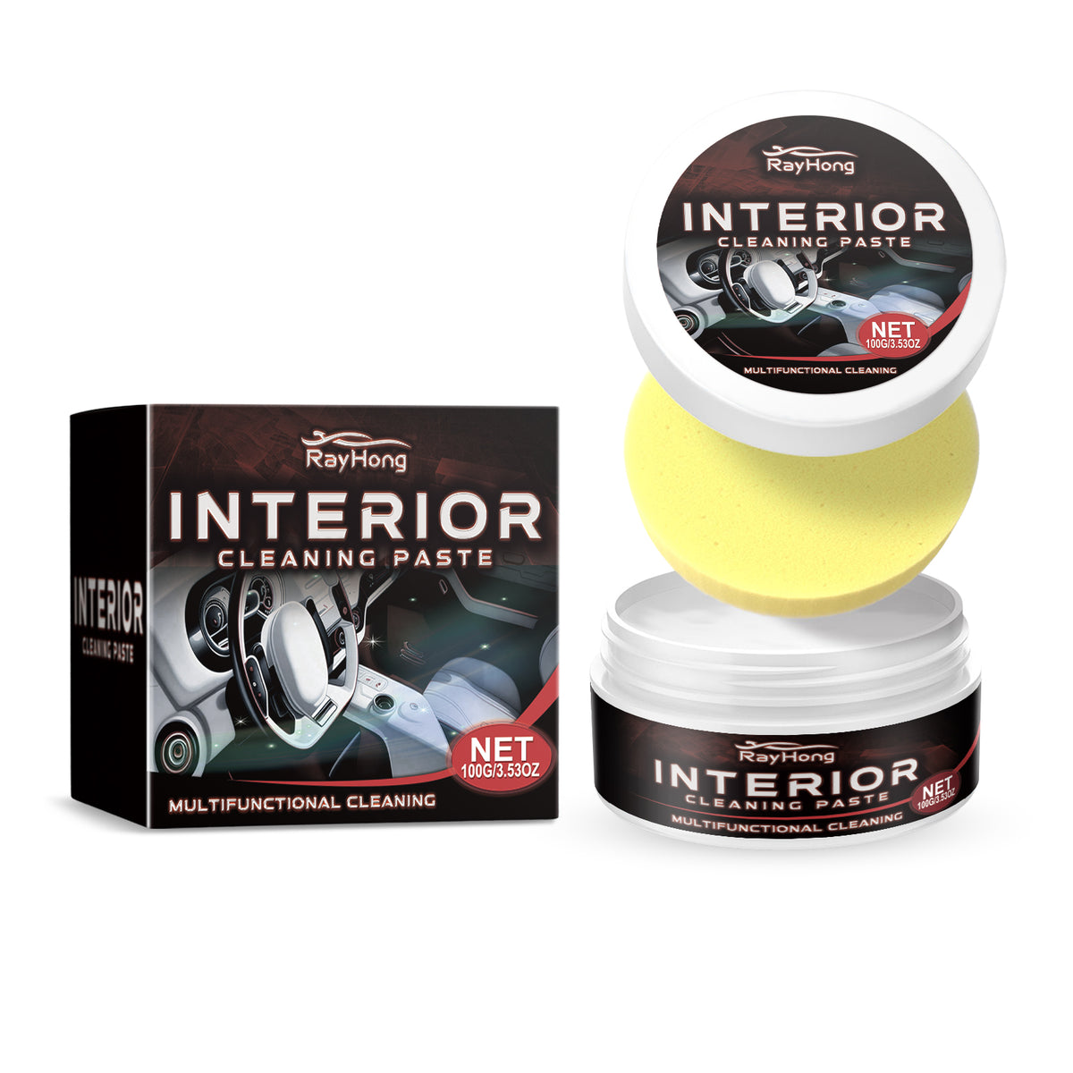 Car Interior Cleaning Cream for Leather Seat Care