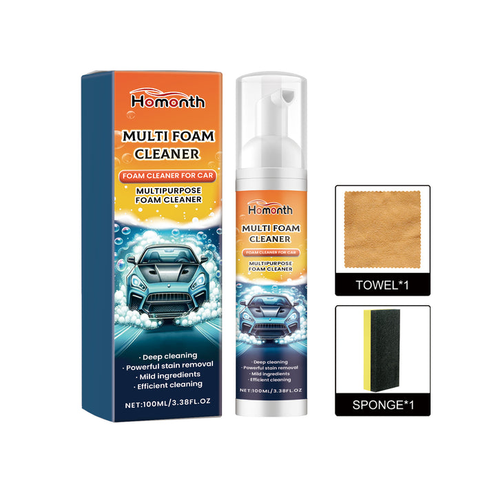 Car Interior Foam Cleaner for Deep Stain Removal Kit