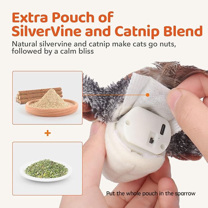 Sparrow Cat Toy - wanelo - store - roman