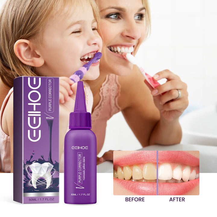 Purple Teeth Corrector for Brighter-Looking Smiles