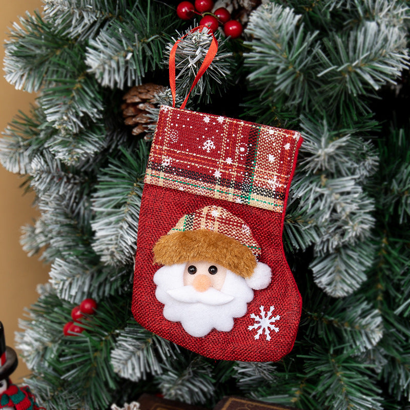Mini Christmas Stocking Ornaments for Candy & Gifts